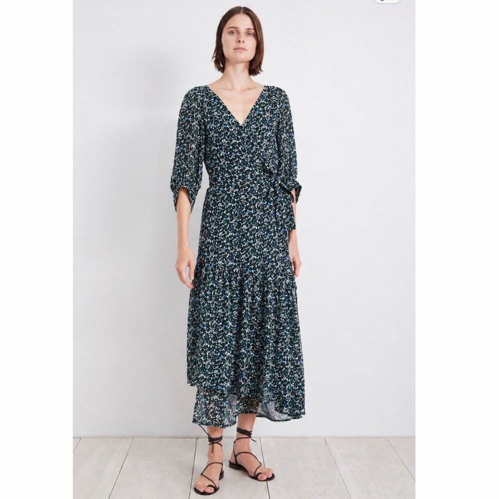 Apiece Apart Bougainvillea Wrap Dress Sz Small feminine romantic prairie chic